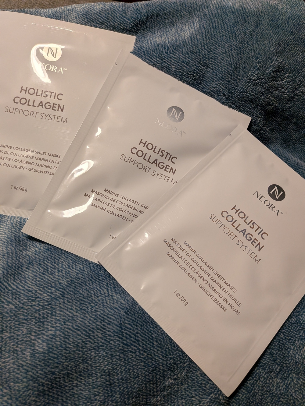 Neora Holistic Marine Collagen Support System Sheet Masks Brrand New Set Of 3